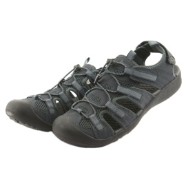 American Club Sandales de sport American HL02 bleu marine 3