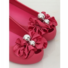 Ballerines Meliski à nœud fuchsia CK-86P Fuchsia rose 3