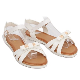 Sandales femme blanches G210 Blanc 1