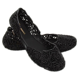 Ballerines en caoutchouc noir QX-02 Noir le noir 3