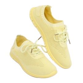 Chaussures de sport jaunes B111-12 Jaune 1