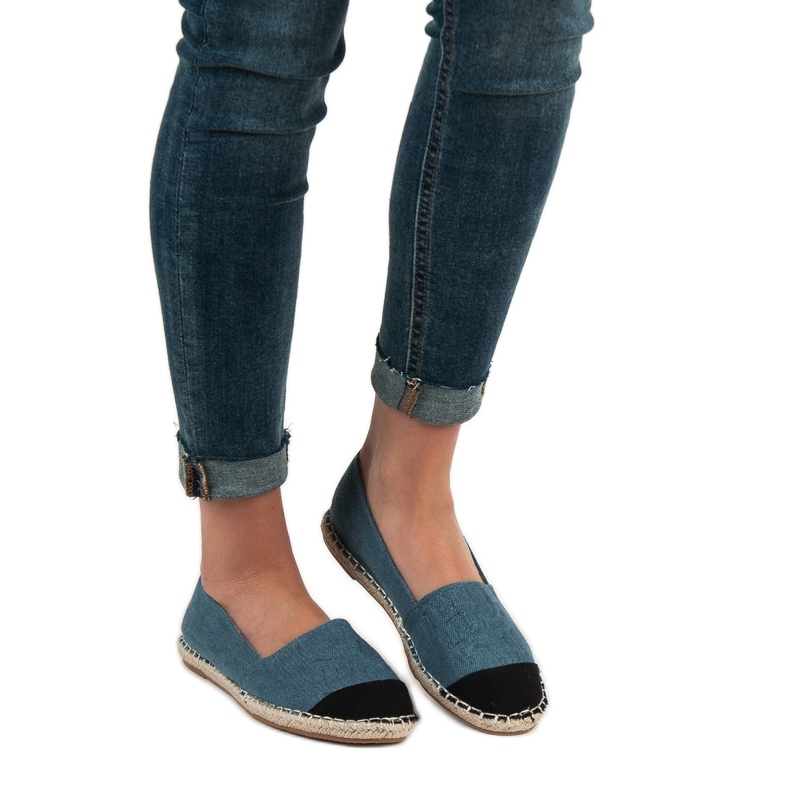 Espadrilles en jean VICES bleu 1