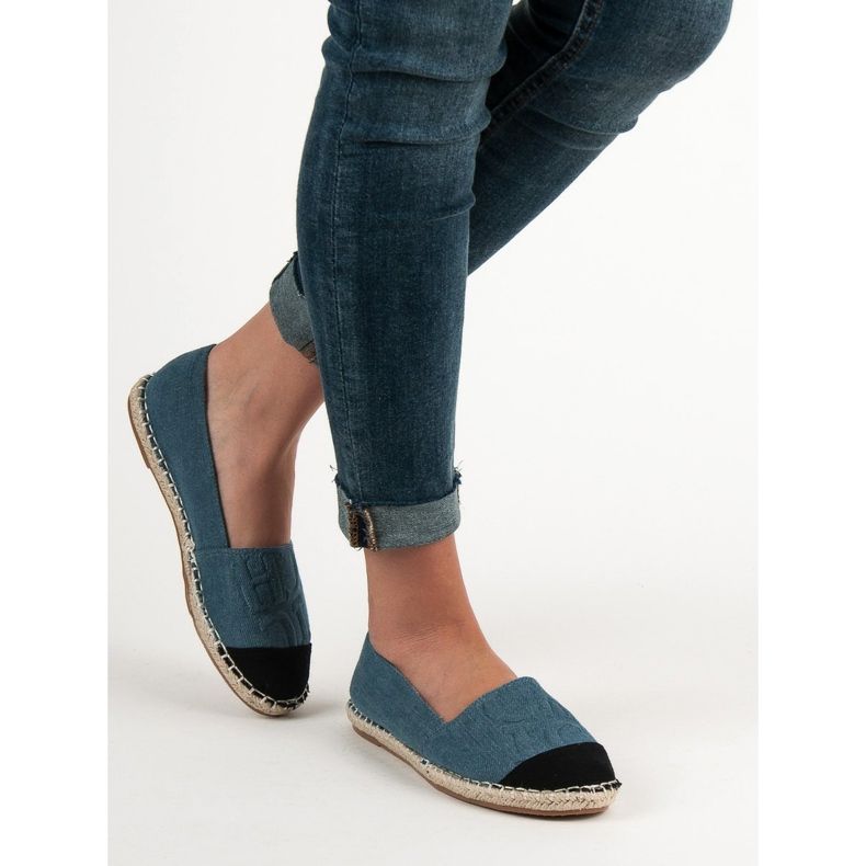 Espadrilles en jean VICES bleu 2