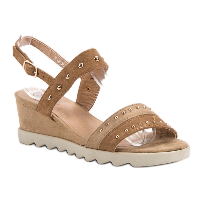 Kylie Sandales Avec Strass brun 1 Kylie Sandales Avec Strass brun 1