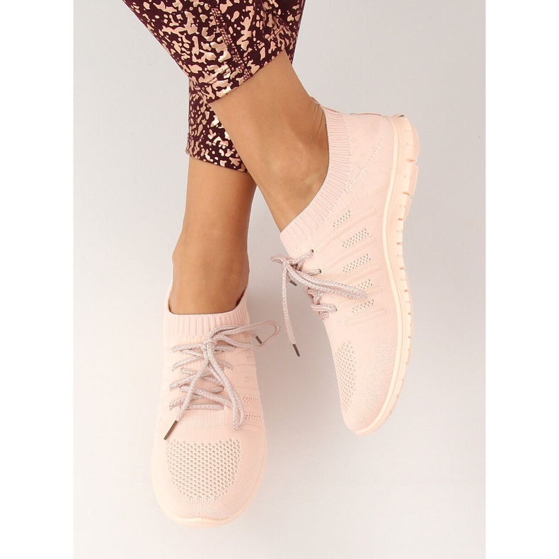 Chaussures de sport roses B111-10 Rose 1