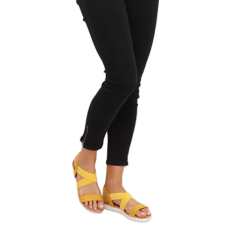 Sandales pour femmes jaunes X565 Jaune 2 Sandales pour femmes jaunes X565 Jaune 2