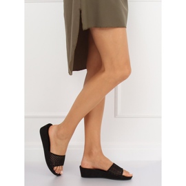 Chaussons noirs ajourés JS-03 Noir le noir 3