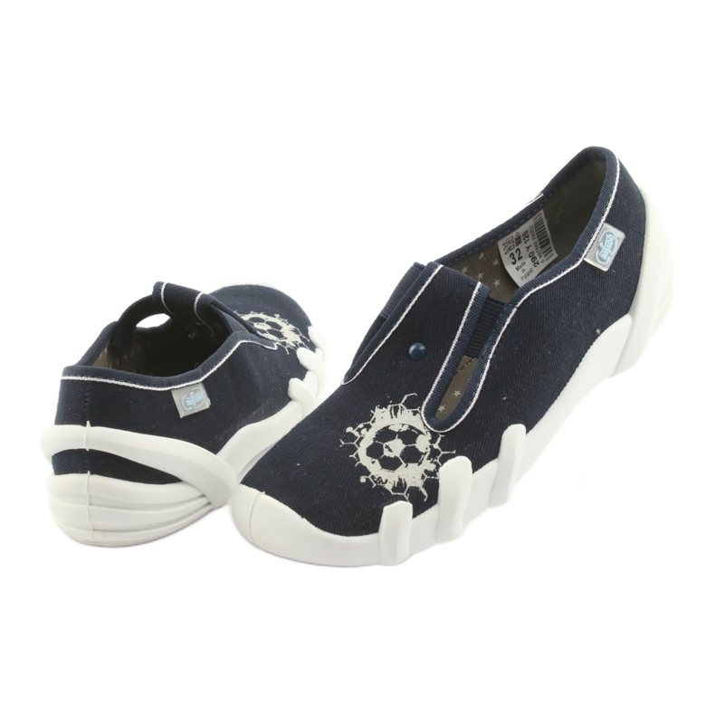 Chaussures enfant Befado 290Y120 bleu marine 4