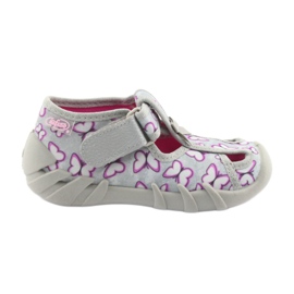 Chaussures enfant Befado 190P087 violet gris 1