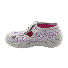 Chaussures enfant Befado 190P087 violet gris 2