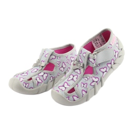 Chaussures enfant Befado 190P087 violet gris 3