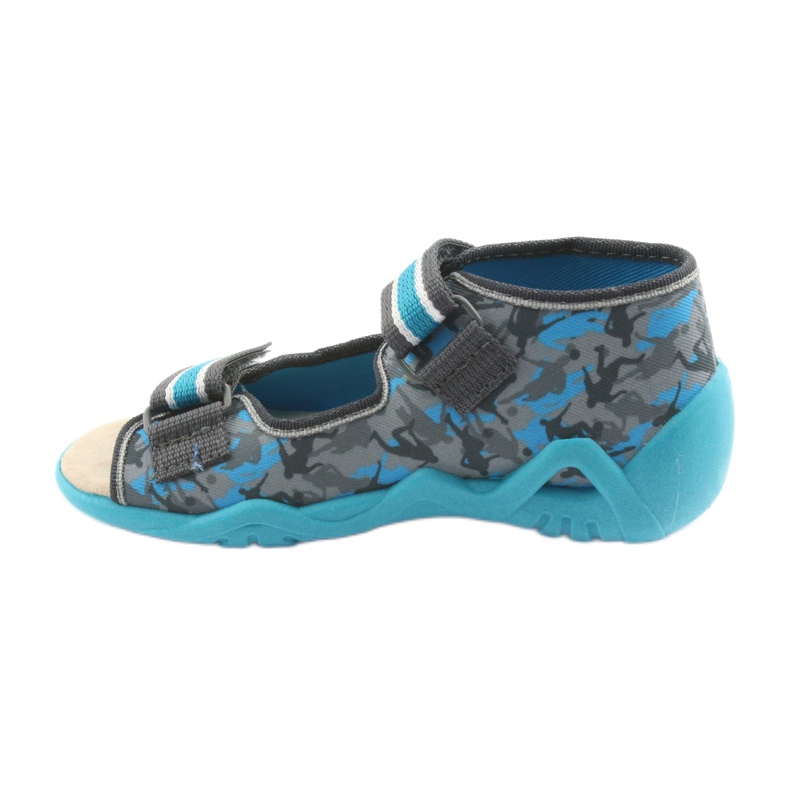 Chaussures enfant Befado jaune 350P001 bleu gris 2