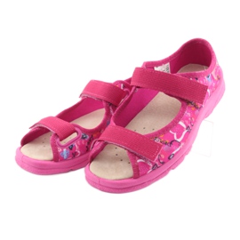 Chaussures enfant Befado 869X132 bleu jaune rose 3