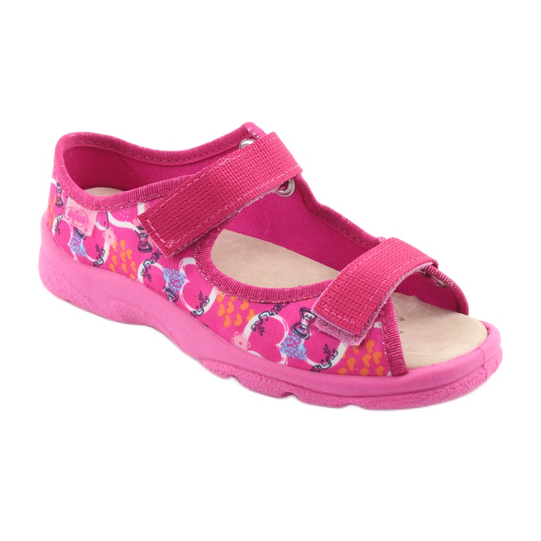 Chaussures enfant Befado 869X132 bleu jaune rose 1