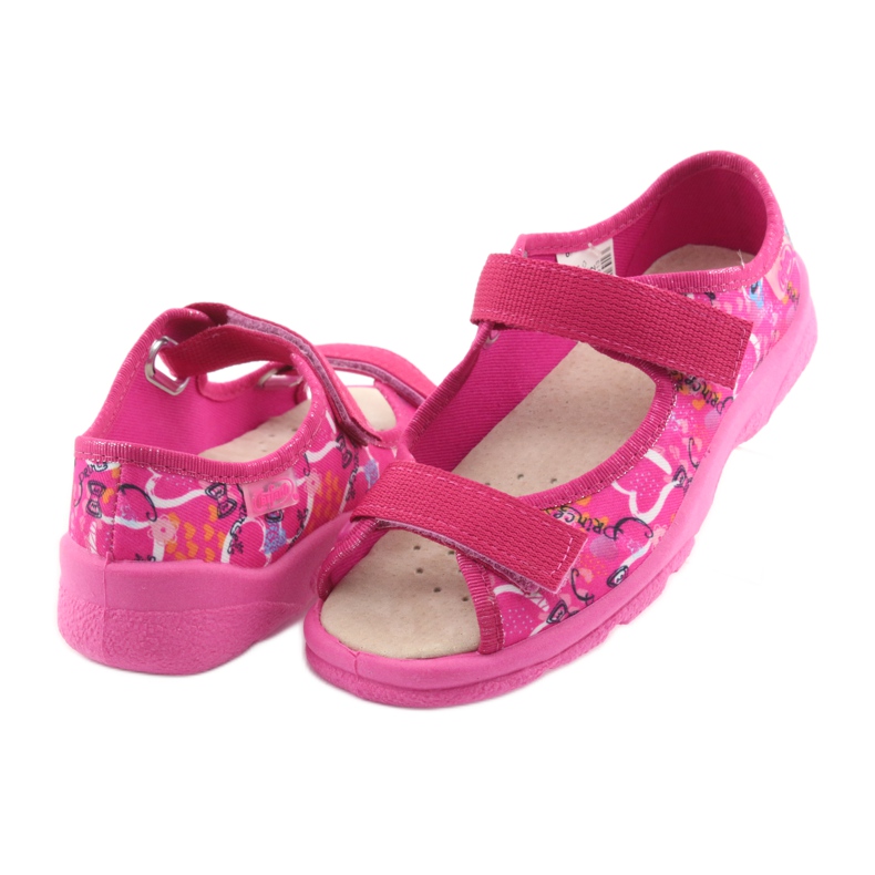 Chaussures enfant Befado 869X132 bleu jaune rose 4