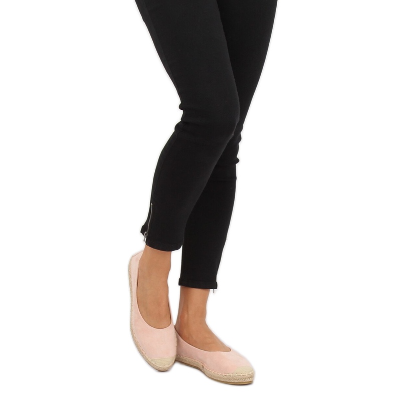 Espadrilles ballerines roses N-2980 Rose 2