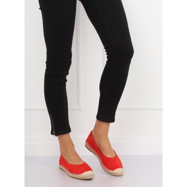 Espadrilles ballerines rouges N-2980 Rouge 1