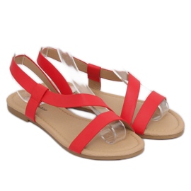 Sandales femme rouges 938 Rouge 1