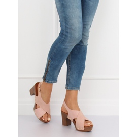 Sandales ala rose sabots D-131 Rose 2