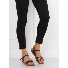 Sandales noires pour femmes TS-9 Noir le noir 2