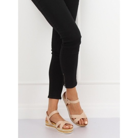 Sandales beiges pour femmes Y1521 Beige 1