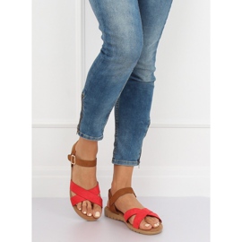 Sandales femme rouges 999 Rouge 2