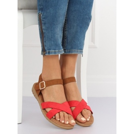 Sandales femme rouges 999 Rouge 1