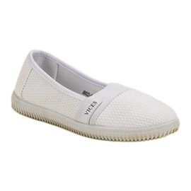Slipons VICES blancs blanche 1