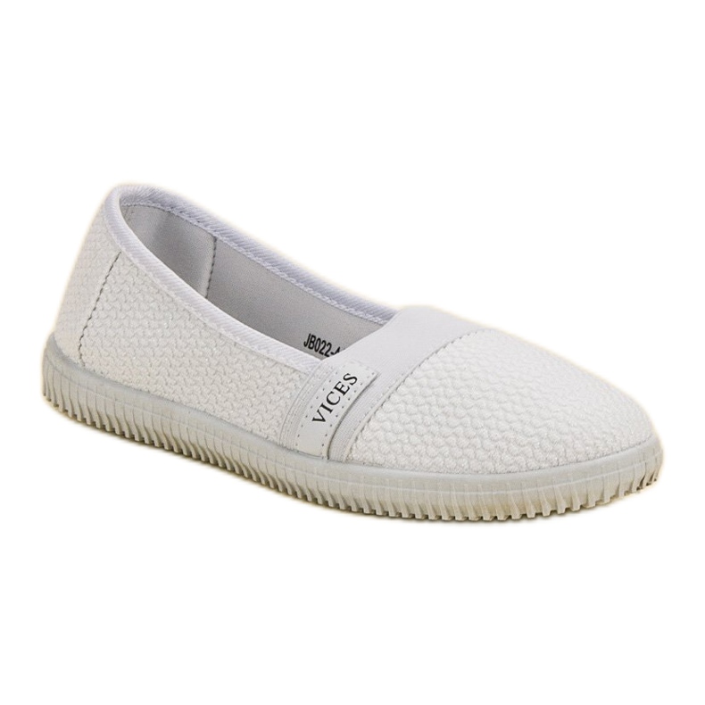 Slipons VICES blancs 1