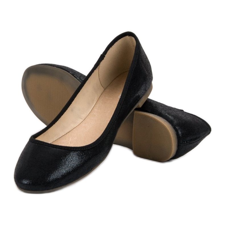 SHELOVET Ballerines noires 1