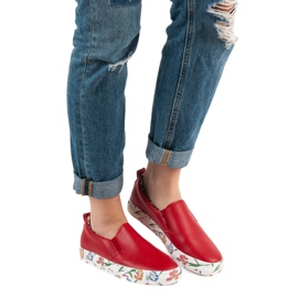 Groto Gogo Slipons à la mode rouge 2 Groto Gogo Slipons à la mode rouge 2