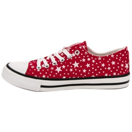 J. Star Baskets rouges à étoiles 4