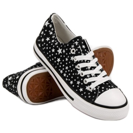 J. Star Baskets noires à étoiles le noir 2