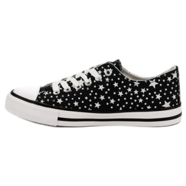 J. Star Baskets noires à étoiles le noir 1