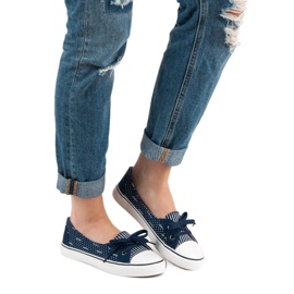 J. Star Baskets basses bleu marine 2 J. Star Baskets basses bleu marine 2