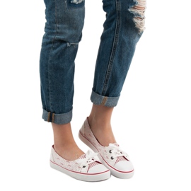 J. Star Baskets basses blanches 2