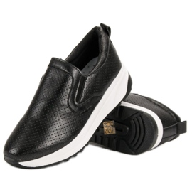 SHELOVET Chaussures à enfiler noires 1