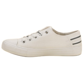 SHELOVET Baskets basses blanche 1