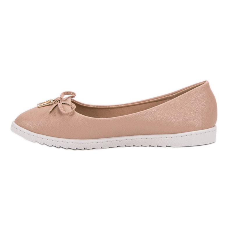 Miss Laura Ballerine Avec Noeud brun 2 Miss Laura Ballerine Avec Noeud brun 2