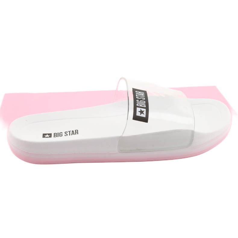 Sandales pour femmes Big Star 274A258 blanc noir 1