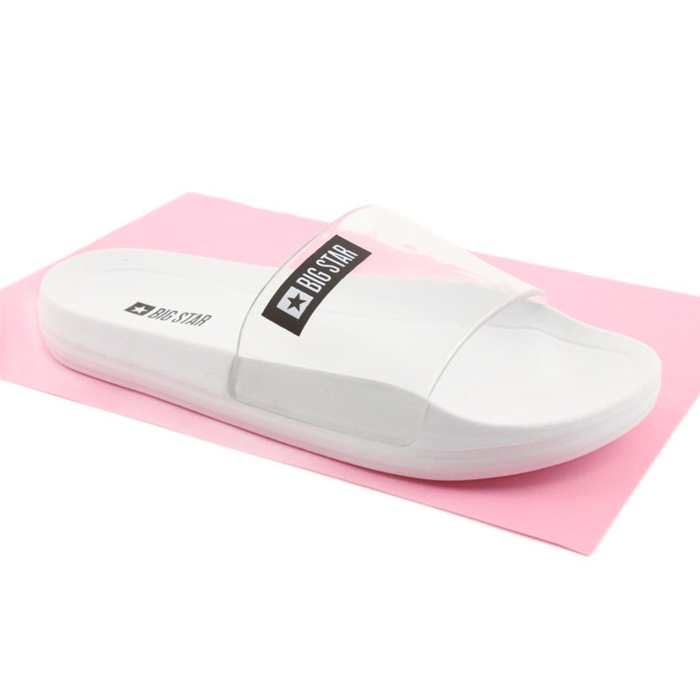 Sandales pour femmes Big Star 274A258 blanche le noir 2