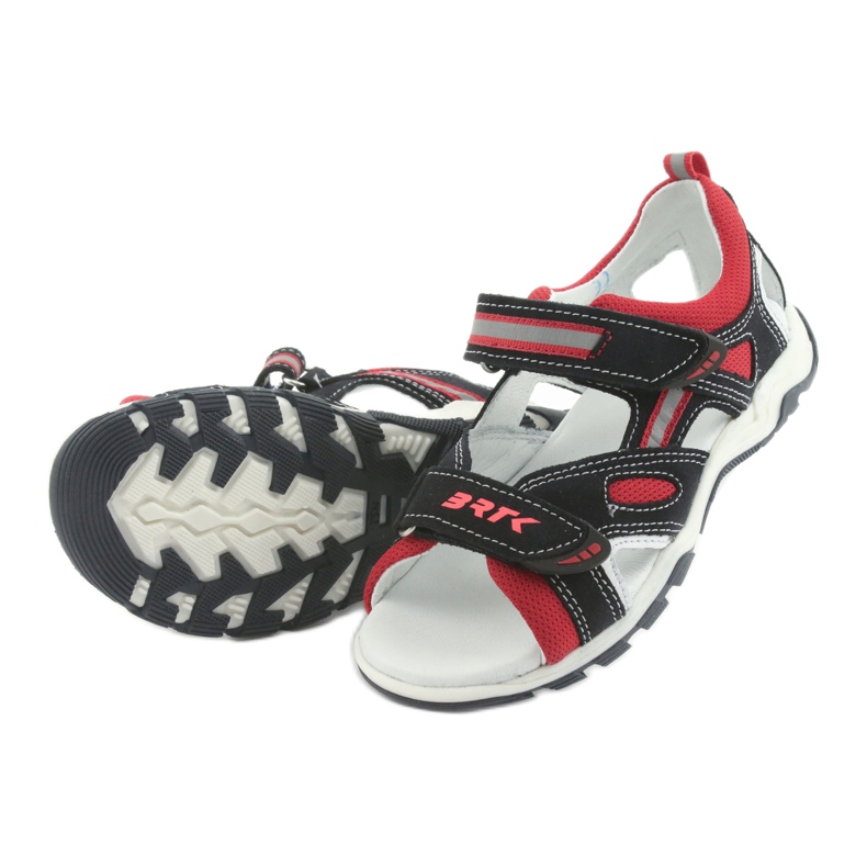 Bartek Sandales en cuir garçons velcro 16176 marine-rouge bleu 5 Bartek Sandales en cuir garçons velcro 16176 marine-rouge bleu 5
