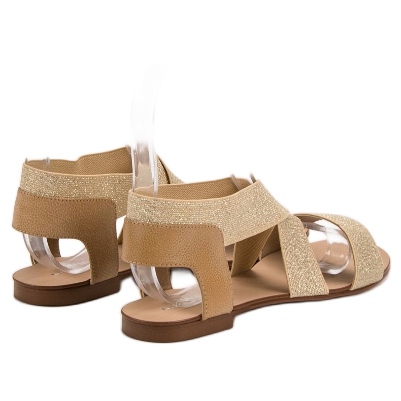 SHELOVET Sandales plates élégantes brun 1