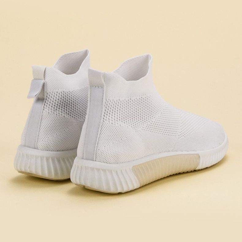 SHELOVET Chaussures à enfiler au-dessus de la cheville blanc 1