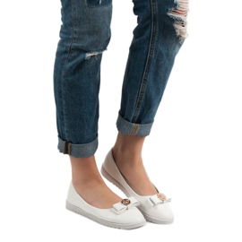 Miss Laura Ballerines blanches 2