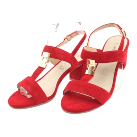 Red Caprice 28303 sandales sur le poteau rouge 3