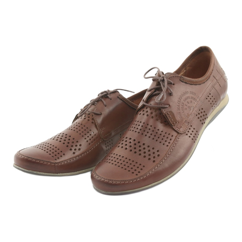 Chaussures de sport pour hommes Riko 694 marron brun 3