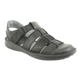 Sandales de sport homme Riko 619 noires le noir 1