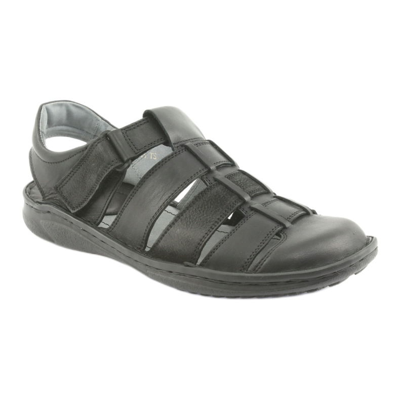 Sandales de sport homme Riko 619 noires 1