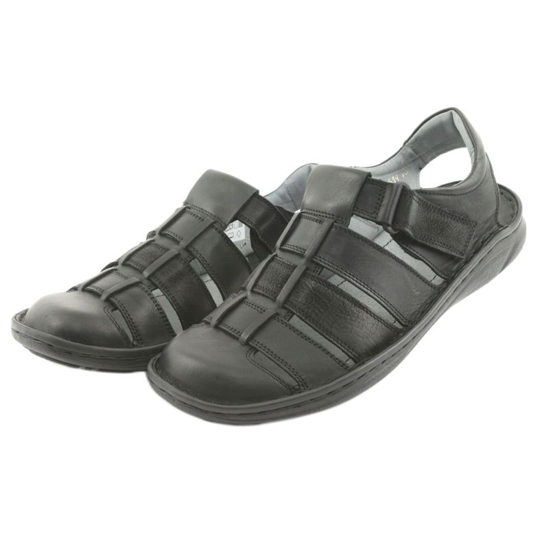 Sandales de sport homme Riko 619 noires 3